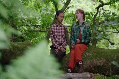 Mia and Alex hiding in a tree. - The A List