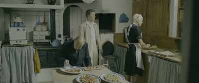 Michael brought a German home.
A submarine captain. - Into the Darkness