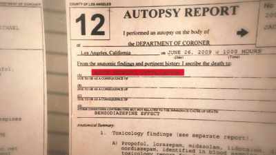Michael Jackson died of acute propofol intoxication - TMZ Investigates: Who Really Killed Michael Jackson