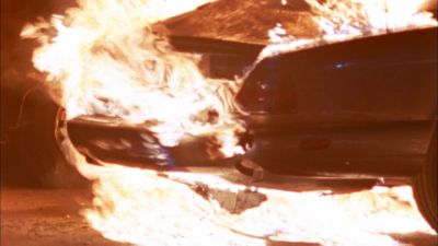 [ Michael Narrating ] That's
what happens when you wire a
cell phone to a blasting cap... - Burn Notice