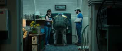 Michelle, you should go shower, just in case. - 10 Cloverfield Lane