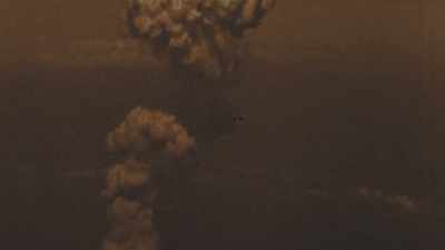 Michiko: FIRES BURST OUT
FROM JUST THE LIGHT ITSELF. - The Pacific War in Color