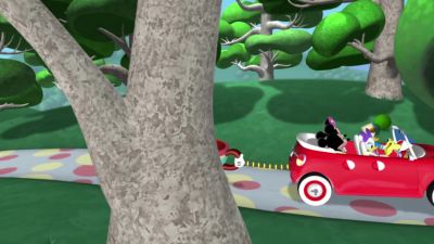 MICKEY:
♪ Oh, we're going through the forest ♪ - Mickey Mouse Clubhouse