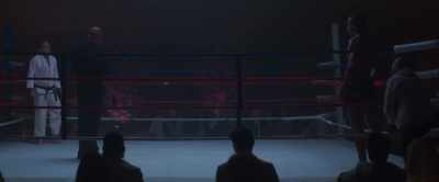 Mickey went down
immediately, - Born a Champion
