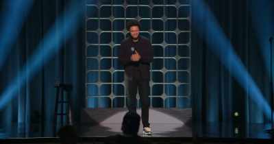 -[mid-tempo rock beat plays]
-[cheers continue] - Trevor Noah: I Wish You Would