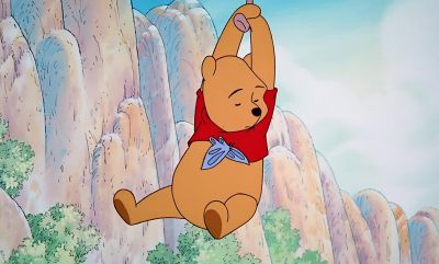 Might we be coming down soon - Pooh's Grand Adventure: The Search for Christopher Robin