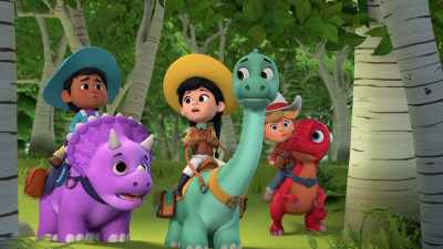 Miguel, Jon, you block
those wild pachycephs - Dino Ranch