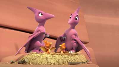 Miguel: They need
to feed a whole colony! - Dino Ranch
