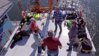 Mike and I will work on getting
set up to splash the tow fish. - The Curse of Civil War Gold