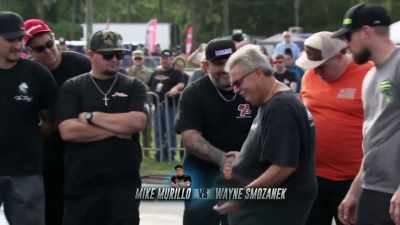 Mike Murillo and Wayne Smozanek. - Street Outlaws No Prep Kings Team Attack