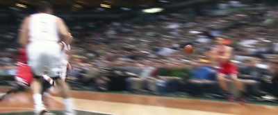 Mike ran down the court,
and Giannis was chasing him. - Giannis: The Marvelous Journey