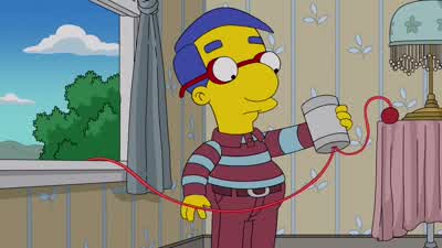 Milhouse, what are you doing? - The Simpsons