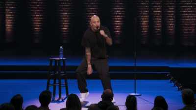 [mimicking stabbing] - Jo Koy: Live from Brooklyn