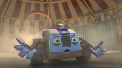 [mimics explosion] - Mighty Monsterwheelies