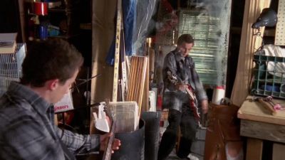 [ mimics guitar riff] - Malcolm in the Middle