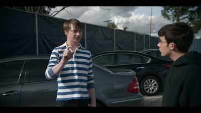[mimics spray can hissing] - American Vandal