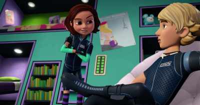 Mine? Why? Blue. What do you mean?
Green. What have you heard? - Spy Kids: Mission Critical