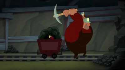 [minecart squeaking] - Looney Tunes Cartoons