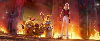 [Minions yell] - Minions: The Rise of Gru