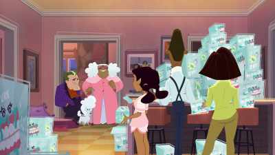 Minty Fresh Mr. Denture, my favorite.
Papi, I think I died and gone to heaven. - The Proud Family: Louder and Prouder