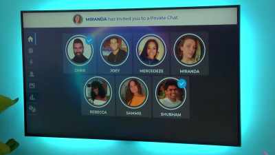 "Miranda has invited you
to a private chat." - The Circle