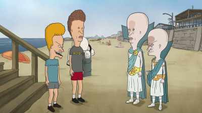 - Mirthful, yes.
[boys snickering] - Beavis and Butt Head Do the Universe