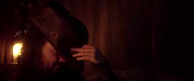 (mischievous music continues)
(rain splattering) - The Highwayman