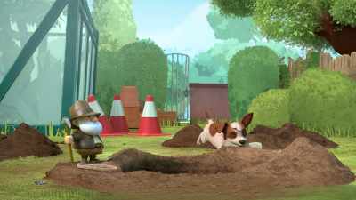 [mischievous music] - The Adventures of Paddington