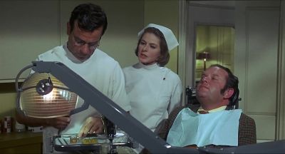 Miss Andrews is on the phone - Cactus Flower