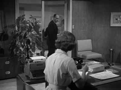 -Miss Dent.
-Yes mr Johnson. - Alfred Hitchcock Presents