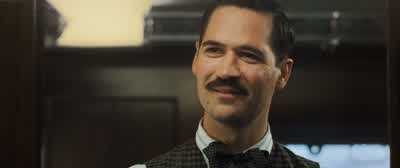 Miss Estravados why do your handshave the calluses of a boxerI do my work in dangerous citieswhere I cannot be governed by fearI trained to fightBut you do not trust your god anymoresince your surpriseNo in case He is busyGod is always busy - Murder on the Orient Express