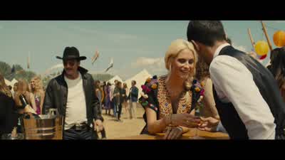 Miss I beg your pardonNow I don't wanna pester youbut I just have to know what time are you playingI'm not in a bandGod Who did you think I wasPlease don't say someone ghastlyGod damn it now I feel like a foolI just assumed that a woman with your - Kingsman: The Golden Circle