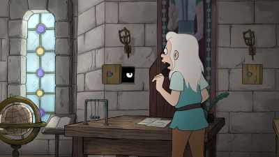 Miss Moonpence. Sally.
Hi. I was just looking for-- - Disenchantment