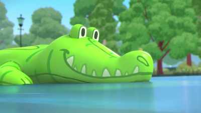[Miss Potts] Oh, and watch out
for that crocodile. - The Adventures of Paddington