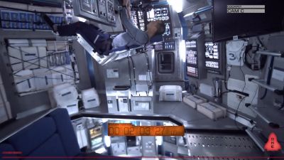 Mission Control:
Internal cam check is a go. - Europa Report