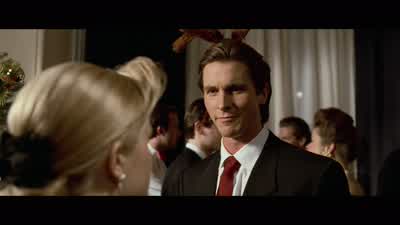 Mistletoe alert - American Psycho