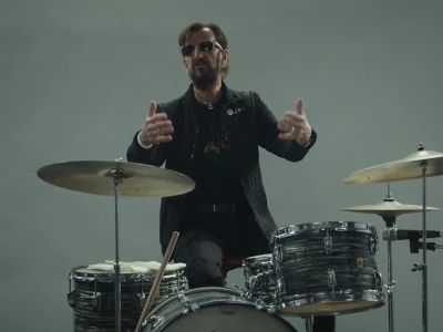 - Mm-hm.
- You know, usually the drummer's - Beatles '64