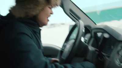 - Mm-hmm.
(truck starts) - North of North