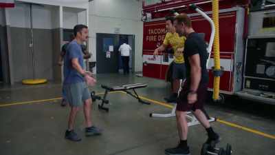 -Mm-hmm.
-[ Whistling ] - Tacoma FD