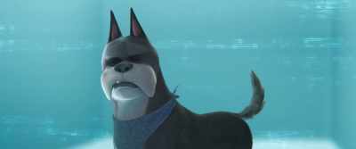 Mm-mmm. No way.
Not for superheroes. - DC League of Super Pets