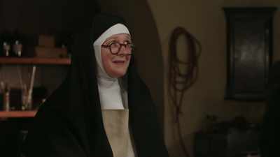  -Mm, no pun intended.
 -[Sam chuckles] - Sister Boniface Mysteries