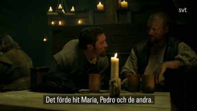 Mm. That business is mired
with mystery and intrigue. - Jamestown