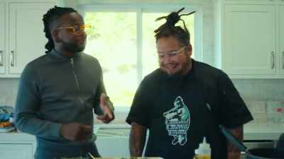 - Mm, that's so fire, Chef! - Wake & Bake with Dom Brown