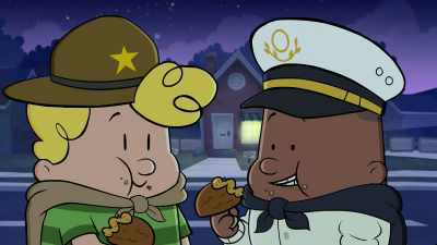 Mm! These stuffed mushrooms are sublime. - The Spooky Tale of Captain Underpants Hack-a-ween