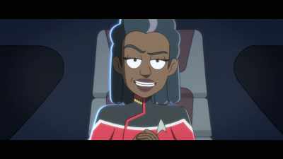 - Mm,
time to take this puppy off its leash. - Star Trek: Lower Decks