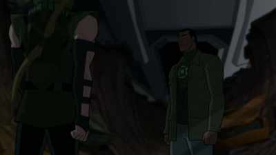 Mm, yeah, it probably has some kind
of sophisticated self-repair program, - Green Lantern: Beware My Power