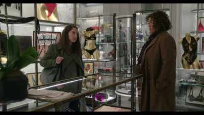 Mmm. A pair of panties
that has its own display case - Inventing Anna