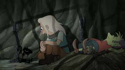 Mmm, death by public execution.
With an elf. Ugh, this is so humiliating. - Disenchantment