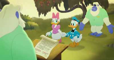 -Mmm.
-(Donald sighs) - Legend of the Three Caballeros