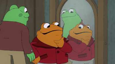 Mmm. It does feel goodto wear this jacket again. - Frog and Toad